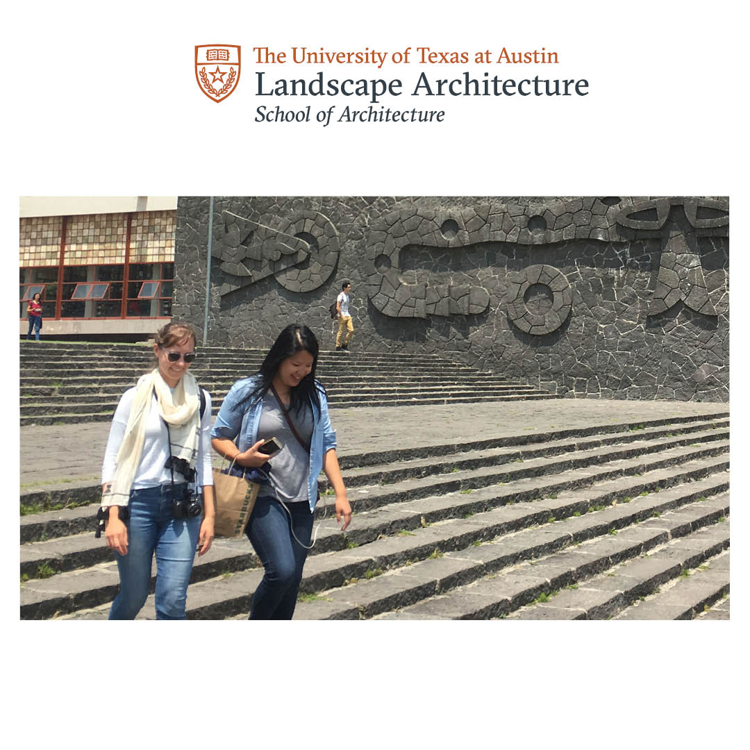 texas_landscape's tweet photo. WHERE we LEARN: Excursion to the campus of @ unam_mx in #Mexico City as part of the Saltillo Studio's investigation of public spaces in Mexico with Professor @gabogaz. @abbycomeau @ejw88 https://t.co/t3dSZtiQgD