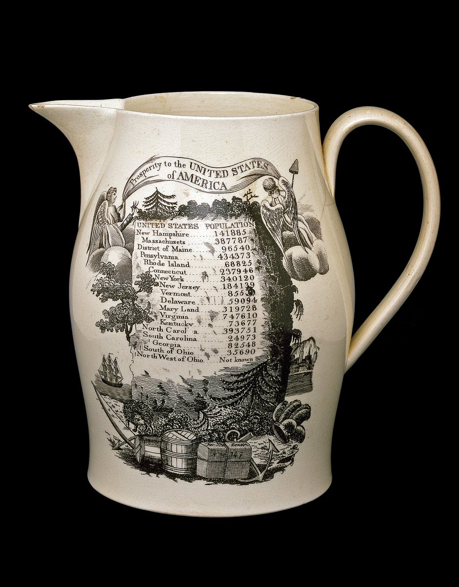 Census pitcher, around 1790