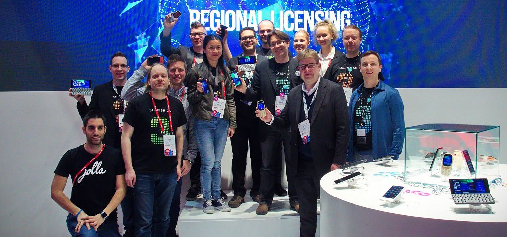JollaHQ's tweet image. Here is our success story for this year's #MWC18 where we grabbed a ton of attention by announcing #Sailfish3 and showcased different devices running #SailfishOS! Read more: blog.jolla.com/wrapping-up-mw…