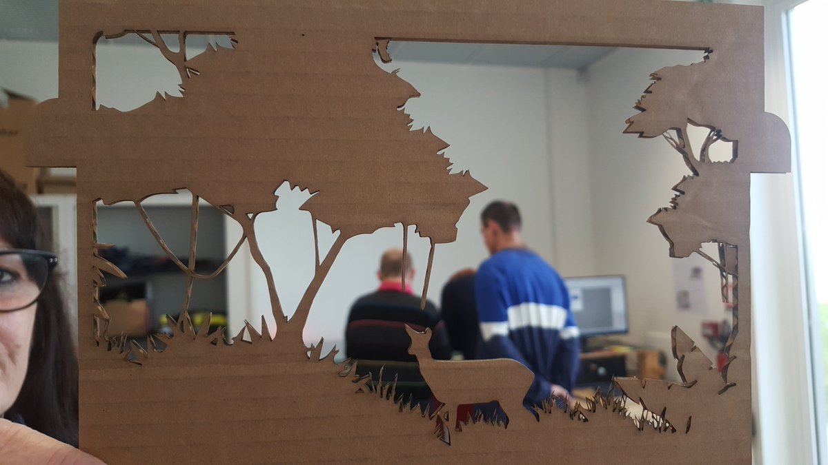 DU_usetic's tweet photo. Semaine #découpeuselaser . Bon travail en equipe avec un super resultat ! https://t.co/EQoiDB0To0