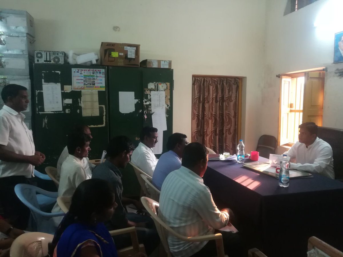 NarayanpetSub's tweet photo. #Sub-Collector Narayanpet.
Visited Maddur Tahsil Office and conducted meeting with staff about LRUP. https://t.co/IKYulb2oJf