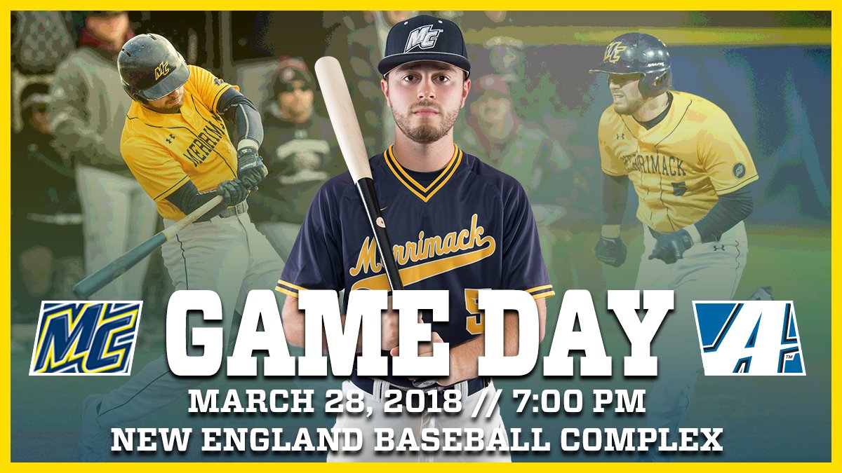 MerrimackBSB's tweet photo. Matty hit .615 last season against Assumption. He's ready for our first #Gameday of the year vs. the Greyhounds
๐ @NEBComplex
๐ Assumption
๐ 7:00
๐ https://t.co/kSQ8c7F59L
#GoMack | #MERvsASM https://t.co/F3EOOTnPmq