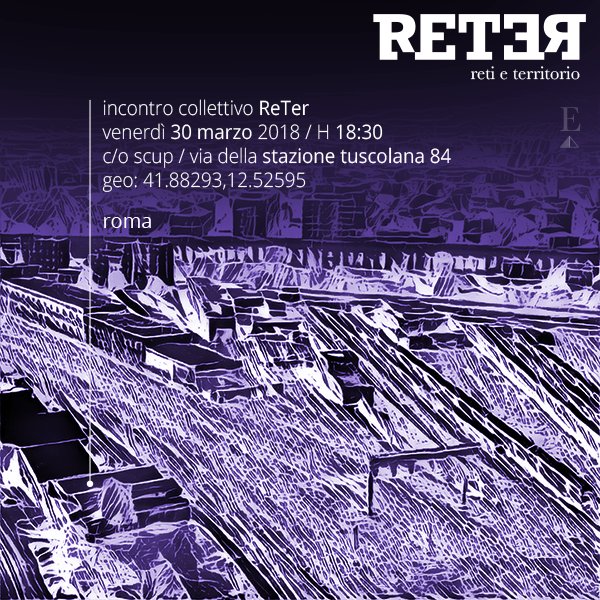 retermap's tweet photo. INCONTRO COLLETTIVO RETER #30MAR H 18:30 a @scup_sportcultu aperto a #mappers #opendatari #comunicatori #attivisti #sviluppatori e #civichacker per costruire insieme la base di un patrimonio condiviso di conoscenza civica. #digitalcommons #opendata #mappe https://t.co/06MlmMd9Us https://t.co/EleVy6SYDj