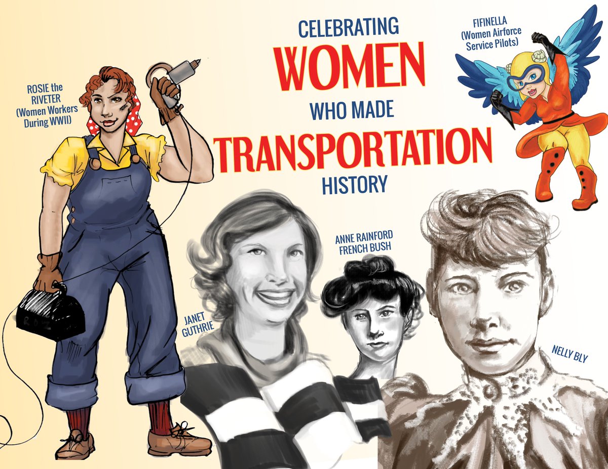 KDOTHQ's tweet image. March is #WomensHistoryMonth and transportation as we know it wouldn't be the same without these amazing gals who showed the world what #GirlPower was all about. Read about them in today's blog! bit.ly/2utADiA 

Who's your favorite?
#WednesdayWisdom #Women #History