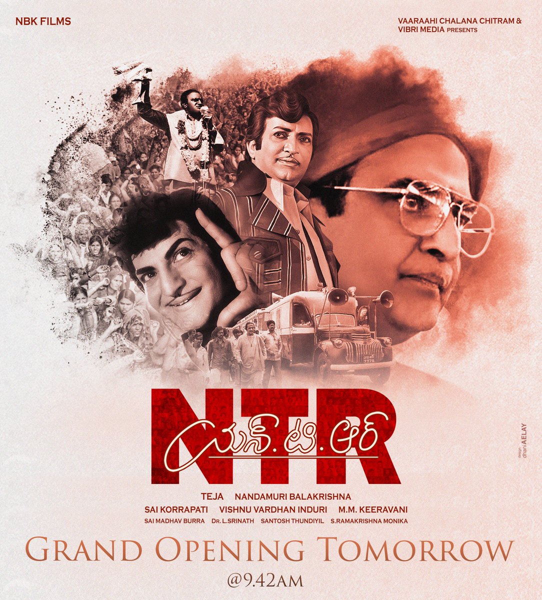 వెండితెర ఇలవేల్పు..తెలుగు ప్రజల ఆరాధ్యుడు..తారక రాముని మహా ప్రస్థానం
#NTRBiopic Grand Opening Tomorrow,
#NBK103 #NBK #VibriMedia 

design : @dhani_aelay