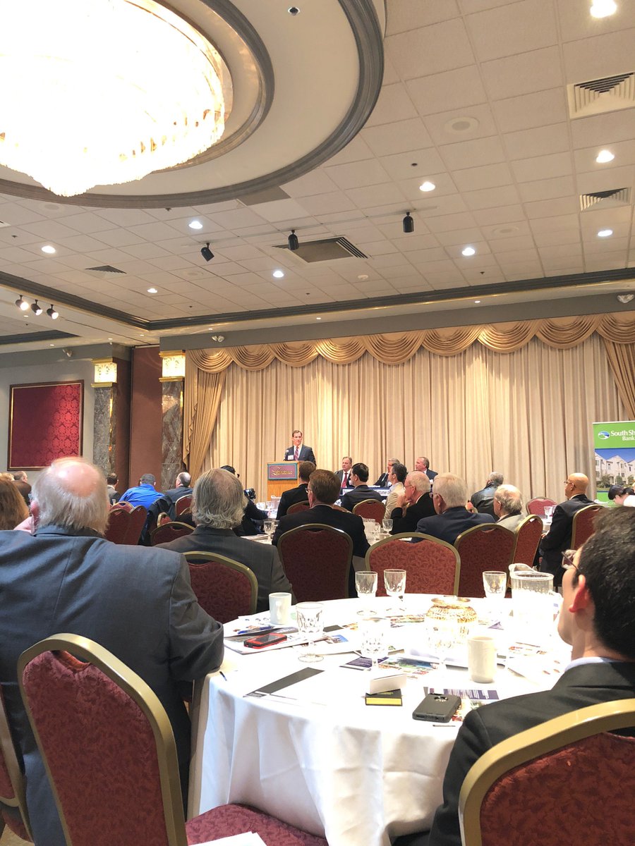 CallahanInc's tweet photo. Richard Beal of @AWPerryBoston speaking at the @NEREJ and @SSChamberβs South of Boston Summit about their newest project BRIO at the #HinghamShipyard being built by Callahan! #CallahanBuilt #CallahanProud https://t.co/K2UmiS1MGr