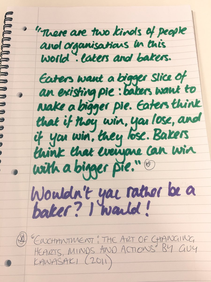 LeahMarieMills's tweet photo. Be a baker! I love this, and I also love pie #beabaker #leadership #recognition https://t.co/b5lfynPQTQ