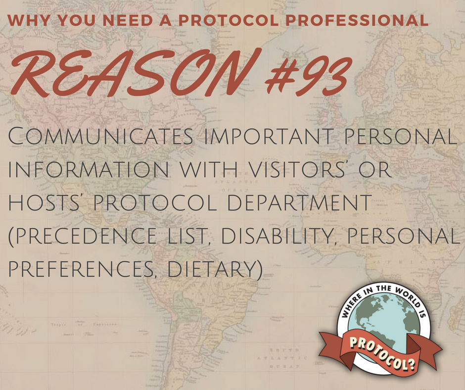 the_psow's tweet photo. Reason #93 Why You Need a Protocol Professional! #VIPmanagement #guestexperiencecycle #npow2018 See more at https://t.co/0Pni3QX8ep https://t.co/gESoXi9bMs