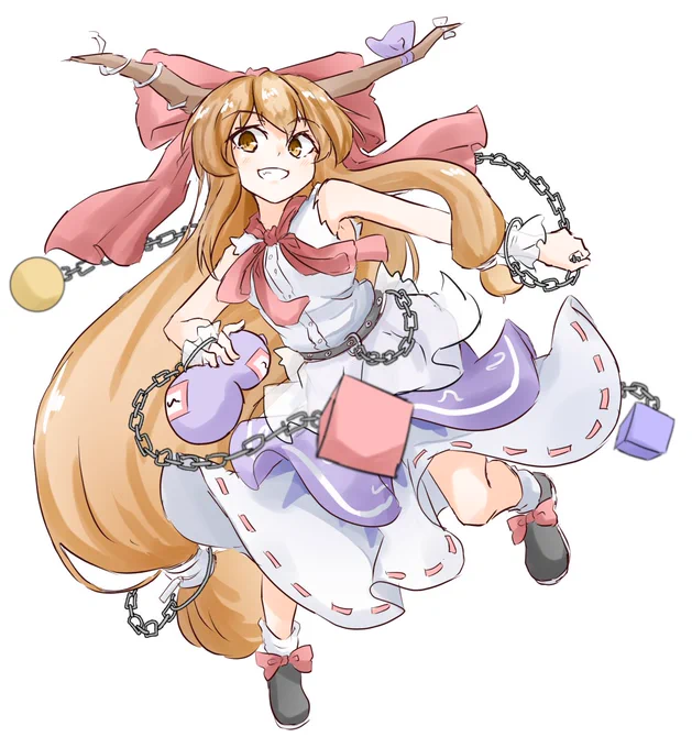 #深夜の真剣お絵描き60分一本勝負
萃香 