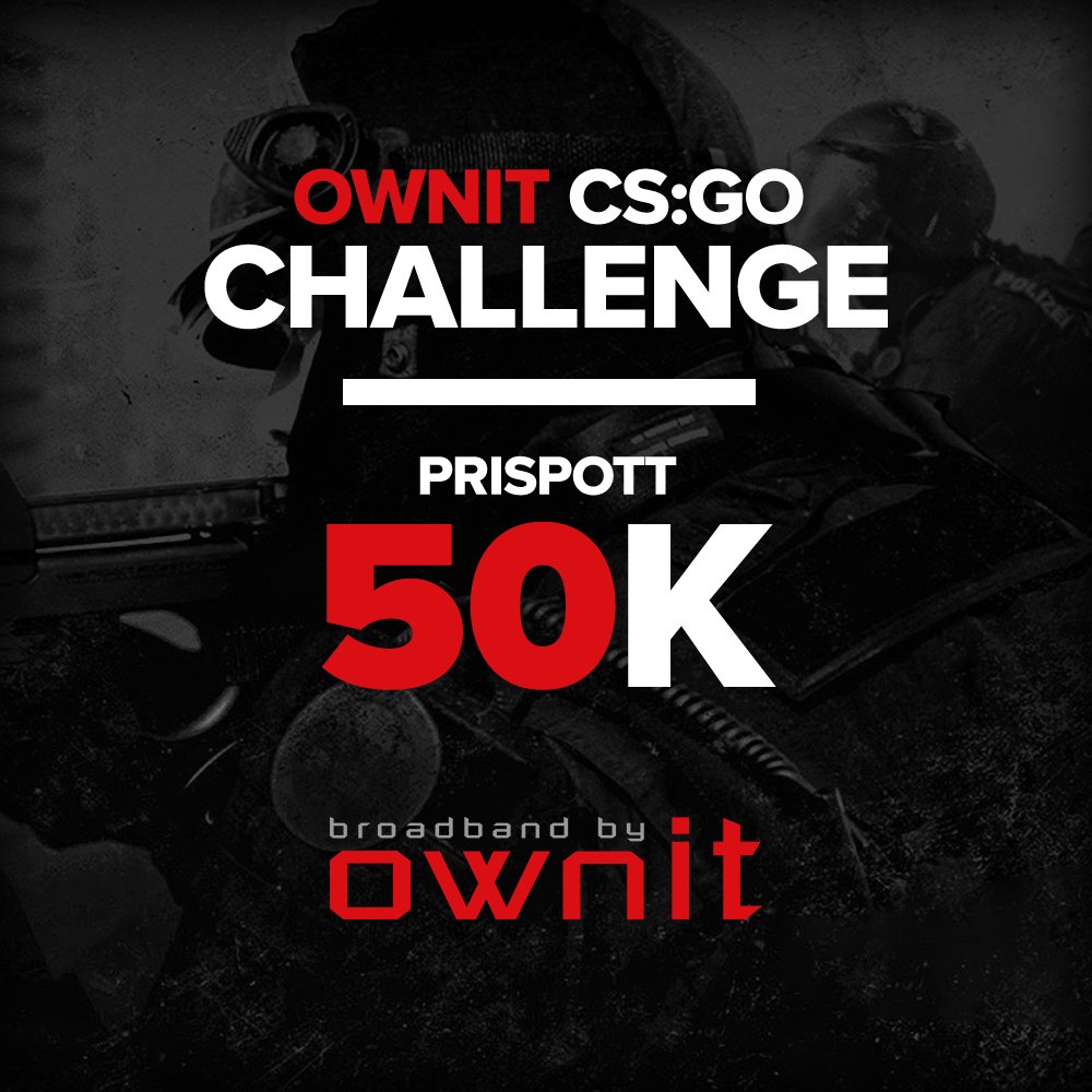 Sista kvalet för Ownit CS:GO Challenge ikväll kl. 18.00 för alla er som spelar CS på vår stabila lina! Finalerna tar plats på Inferno Online den 14 april! Tagga till! 🤩🏆 #InItToOwnit #ownitbroadband <a href="/infernoonline/">Inferno Online</a>