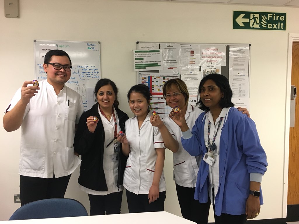 asphSB's tweet image. Our Imaging department and security department with their freebies! #theworkperk