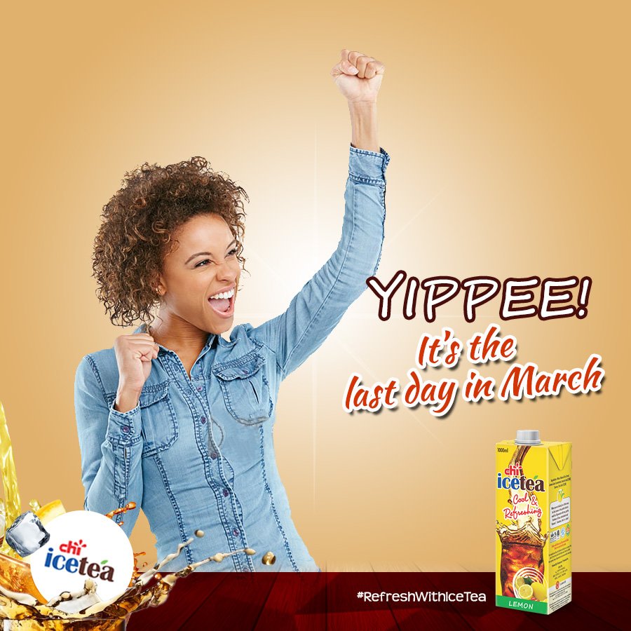 ChivitaIceTea's tweet photo. Yippee! Itโs the last day in March. What are your plans for the last month in this quarter? #YouTeaYouRock
#WhatwouldItBe
#SoRefreshing
#ChiIceTea https://t.co/F6R9WJy5nk