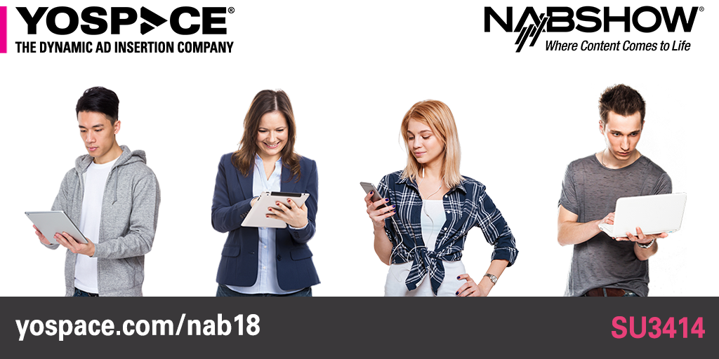 yospacedotcom's tweet image. We're showing off the latest advancements in server-side ad insertion at #NABShow.  Find out more and book a meeting here:
lnkd.in/g3rS5pD 
#SSAI #DynamicAdInsertion #AdvancedAdvertising