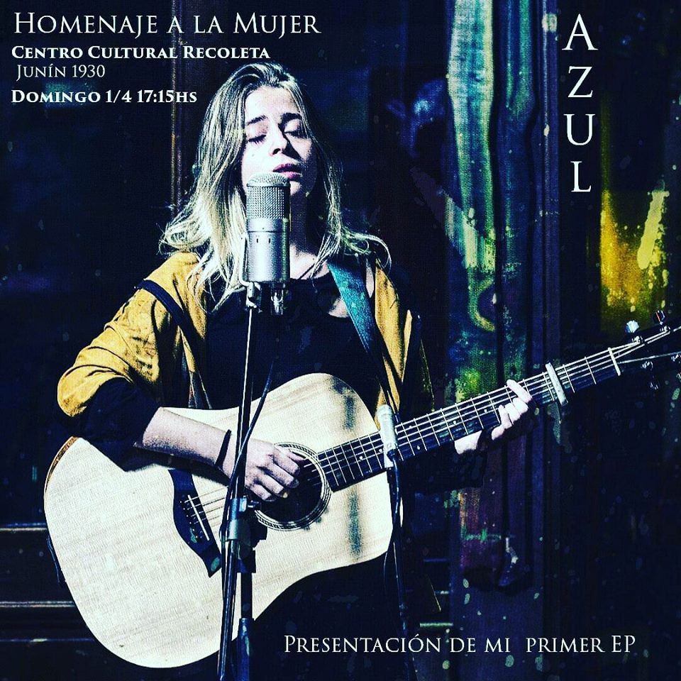 El domingo toca @azu_schen en el  <a href="/ElRecoleta/">CENTRO CULTURAL RECOLETA</a> Por primera vez ella sola, con su alma y sus instrumentos haciendo su música
#gratis