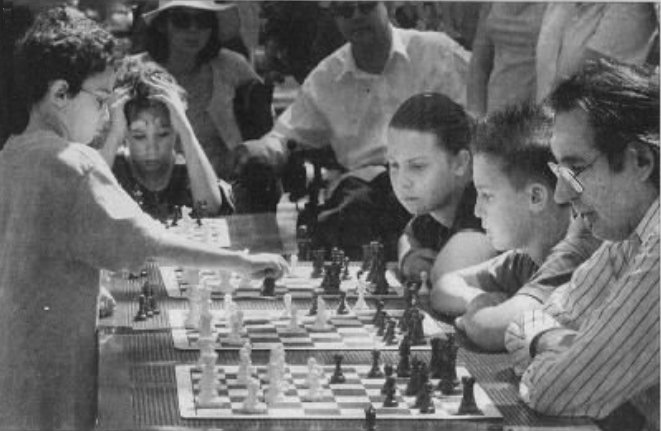 Olimpiu Di Luppi on X: 10-year-old Fabiano Caruana finishing off a  15-board simultaneous exhibition in New York City's Bryant Park on August  21, 2002. Today he turns 30.  / X