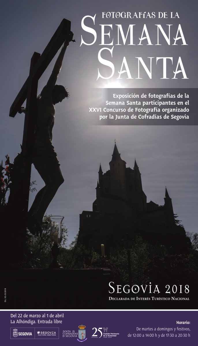 ¿Vas a estar la #SemanaSanta en #Segovia? 
Entonces no te puedes perder la exposición #Fotografías de la Semana Santa que puedes ver hasta el 1 de abril en #LaAlhóndiga.

bit.ly/2utQhdJ

<a href="/segovia_es/">Ayuntamiento de Segovia</a>