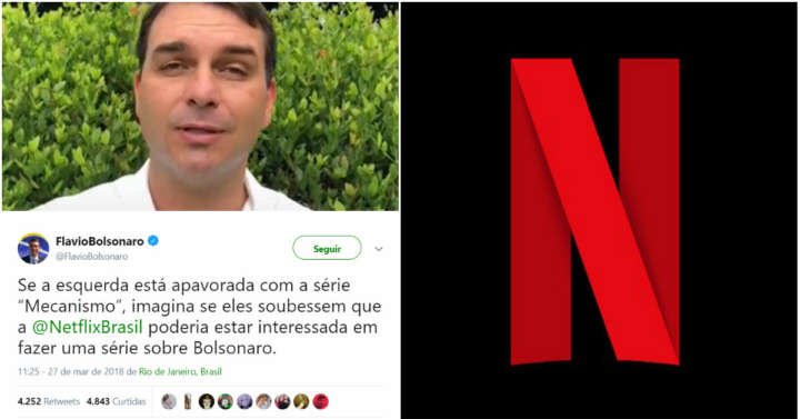 Netflix rebate filho de Bolsonaro sobre possível série com o seu pai