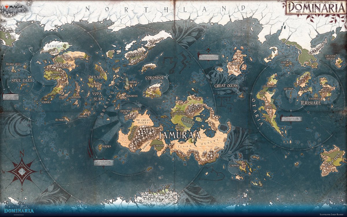 マジック ザ ギャザリング かねこ 壁紙ページに ドミナリアの地図 の壁紙が公開 さっそくあなたもドミナリアの世界への旅に出ましょう T Co Ttvaxusunb Mtgjp