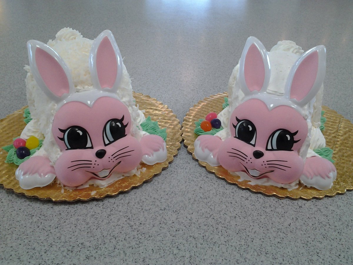 Need an Easter dessert?  Stop in and get one of our delicious and cute bunny cakes!