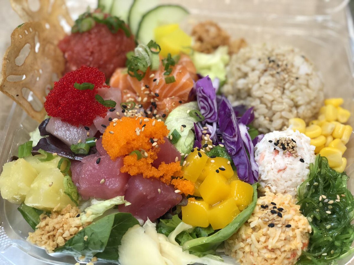 pokeinthebowl's tweet photo. The freshest poke in #Houston! Get over here and see for yourself. #YUM #FoodiesUnite #PokeTime https://t.co/6wBBFHd4UO