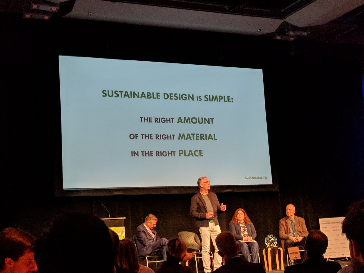 Paul Dowsett of <a href="/sustainableto/">Sustainable</a> tells us that #sustainable design is simple and <a href="/RSISustain/">Rethink Sustainability Initiatives (RSI)</a> Sustainable Futures event. #SustainabilityRedefined