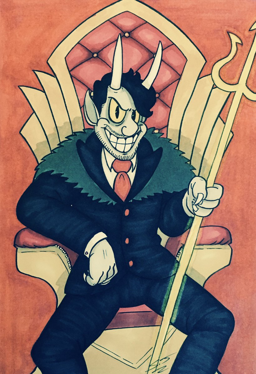 #magpiesketches. as The Devil for Cuphead the Musical with. #markiplier. @m...