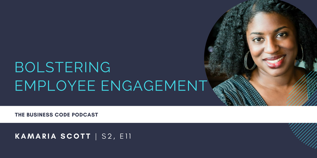S2, E11: Kamaria Scott <a href="/KamariaScott/">Kamaria Scott</a> explains how companies can effectively take action steps to improve employee engagement based on concrete data, and what factors keep organizations from creating real change. pos.li/29erag