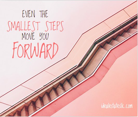 idealestates's tweet photo. Even the smallest steps will move you forward ! #idealestates #sellyourhouse #makemoney https://t.co/Rx9F3V014y https://t.co/oIXMmGmzPz
