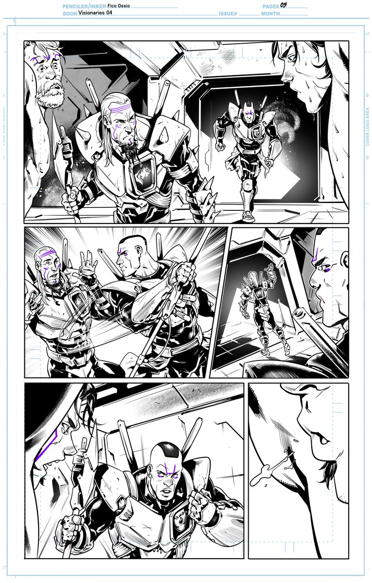 Issue #4 of Transformers VS Visionaries Out today!!! 🤟🤖🤟
<a href="/MagsVisaggs/">Jizz The Rapist Clown</a> <a href="/DdGarciaCruz/">David García Cruz</a> <a href="/sarahgaydos/">Sarah Gaydos</a> @IDW_David_M 

#visionaries #IDW #makingcomics #Transformers