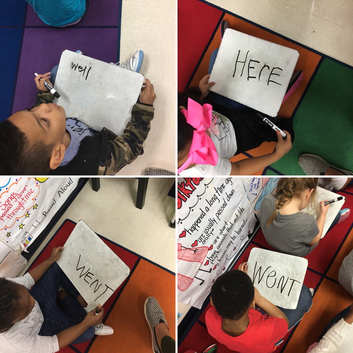 vcolbath04's tweet photo. We have been practicing our word wall words!!!! #AchzigerAllStars #mesqkinder https://t.co/lqXDSUNWj6