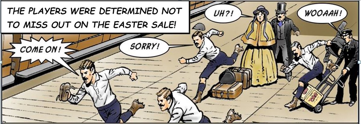 InvincibleBooks's tweet photo. We're having a Mad Mad Easter Sale! See the link for more details: https://t.co/atWRjLt1E0
 #pnefc #Preston #FootballHistory #FootyArt #FootballLeague #FACup #VictorianFootball #GraphicNovels #Comics #Invincibles #RiseoftheInvincibles #RoyoftheRovers #FirstChampions ⚽️ https://t.co/seHDII1kZ5
