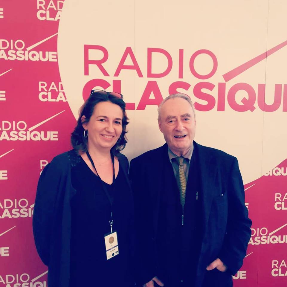 radioclassique's tweet photo. .@lauremezan avec Gérard Poulet #emissionenpublic #diffusion20h @FestivalPaques #journalduclassique https://t.co/4q70YgWqRT