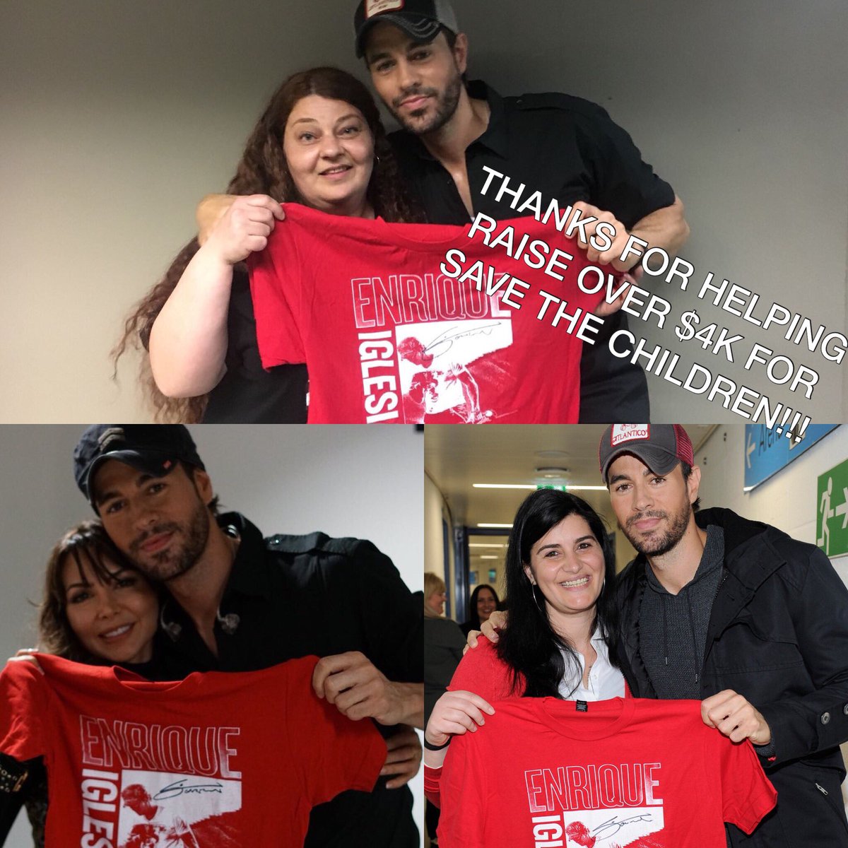 marilinctr18's tweet photo. Thanks for helping to raise over $4K for @SaveTheChildren in just 4 shows!! Don’t miss out on the auctions for the next tour dates this year at https://t.co/yaDwWP4m7J by #enriqueiglesias via @c0nvey https://t.co/nBGdEAf9tC