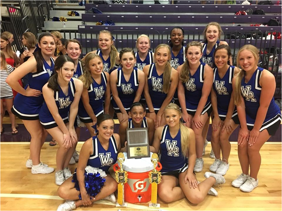 WRHSCentennial's tweet photo. WRHS Cheer unknown year https://t.co/3mPT1pLCRv