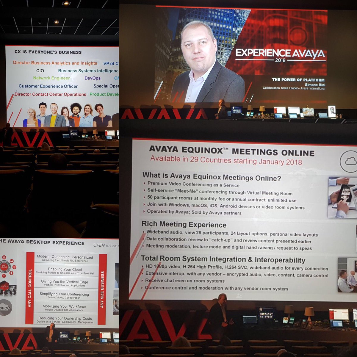 SimoneBini's tweet image. Avaya #DesktopExperience and #EquinoxMeetingsOnline closed the #ExperienceAvaya event in Zagreb!! Dear customers! Thank you and see you soon