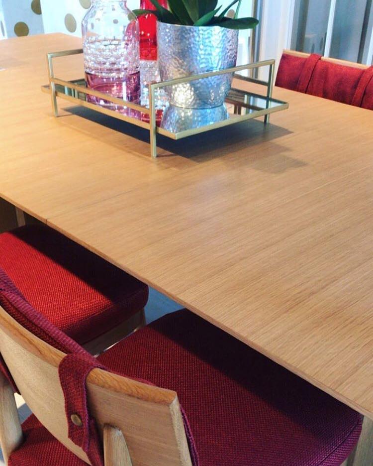 Ravishing in RED ❤️Ft. The #DrexelJoSampson Button Up Dining Chairs #mydrexel #furnituredesign