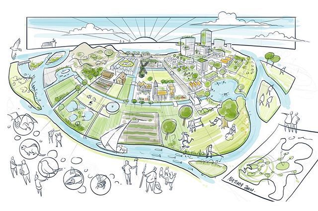 Wat is de visie op de groen-blauwe leefomgeving? Daar spraken we met Provincie zuid-Holland over. Wat zou jij graag zien in de groen-blauwe leefomgeving? 
#pzh #jamvizthink #jam #cocreatie #designthinking #drawing #visualisatie ift.tt/2E1UQve