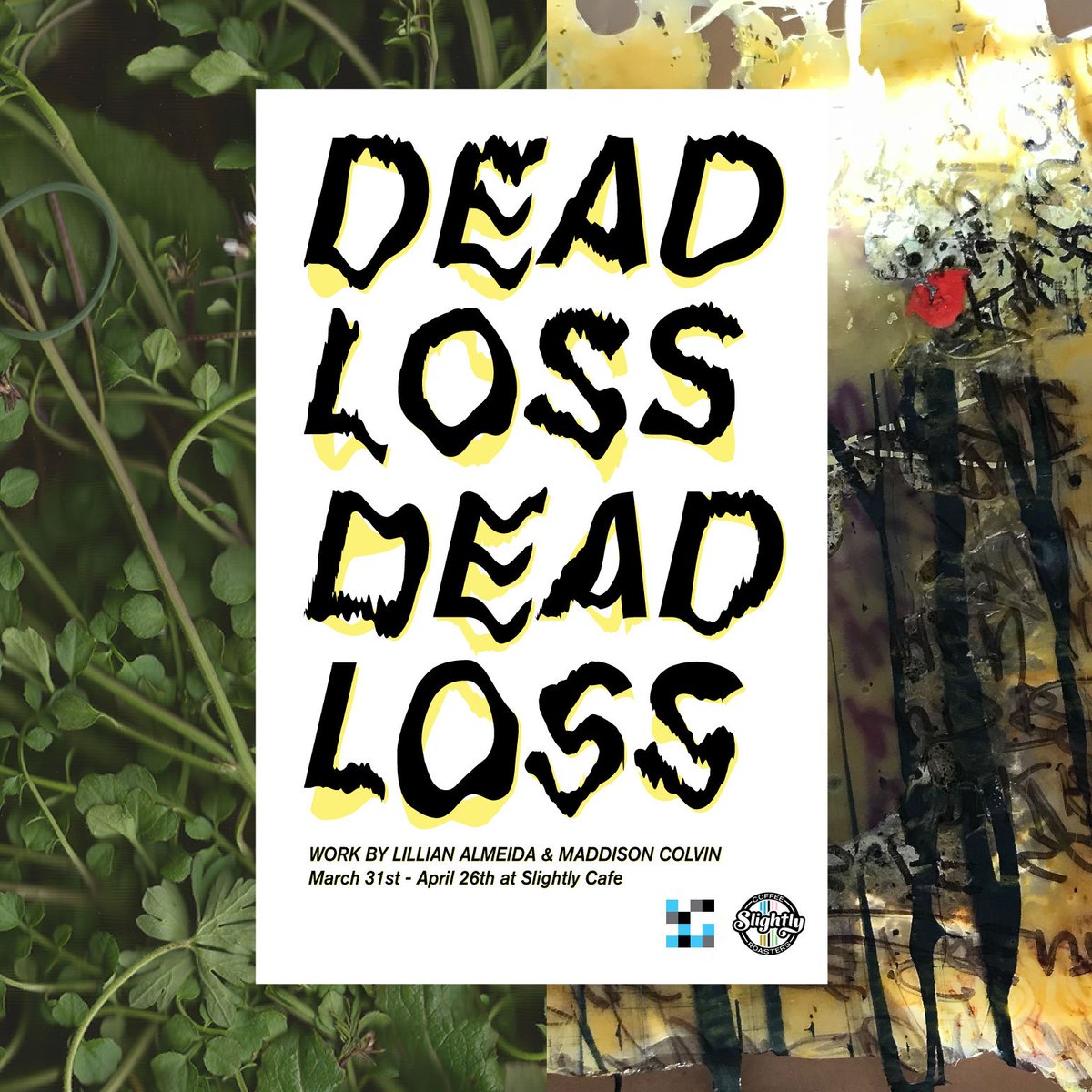 anti_aesthetic's tweet photo. Opening this week, "Dead Loss" featuring the work of @maddisoncolvin and @AlmeidaStudio. Read about it --> https://t.co/kH6Qbs1QzF https://t.co/7hdIEqqyLk