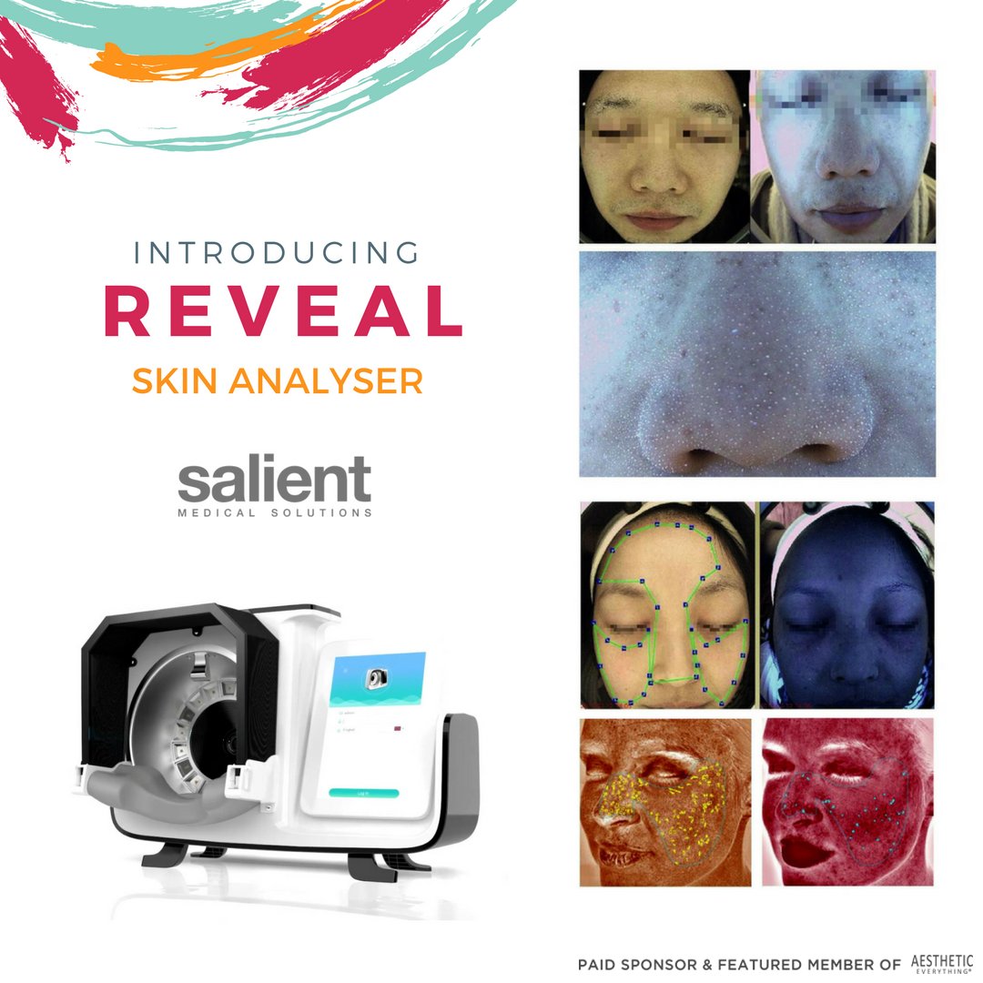AestheticEvExpo's tweet photo. Reveal Skin Analyzer by Opatra provides you with a precise analysis of the skin condition such as #acnespots, #blemishes, #wrinkles, #finelines, UV damage, #pigmentation, porphyrins etc. #RevealAnalyzer #skinanalyzer

https://t.co/2vhngLaxUx  info@salientmed.com 

@SalientMedical https://t.co/JFnOeZ1U40