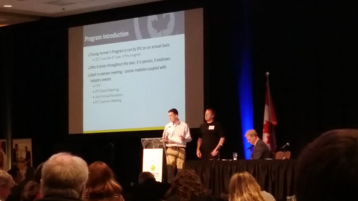 Young egg farmers from Ontario talking about their experience at the 2017 Egg  Farmers of Canada young farmers program.  <a href="/eggsoeufs/">Egg Farmers</a> <a href="/GetCracking/">Get Cracking</a> #EGGS2018