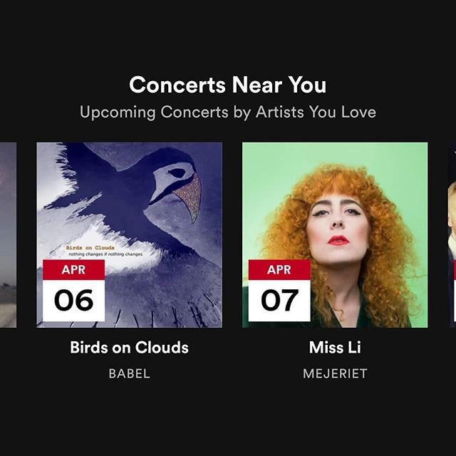 birds_clouds's tweet photo. Be there! We play live at Babel Malmö Friday 6 April. Contact us for tickets.
#emergenzafestival @emergenzafestival #indieband #indiepop #indiemusic #altpop #malmö #skåne #birdsonclouds #malmötown https://t.co/D3mmRCJso3