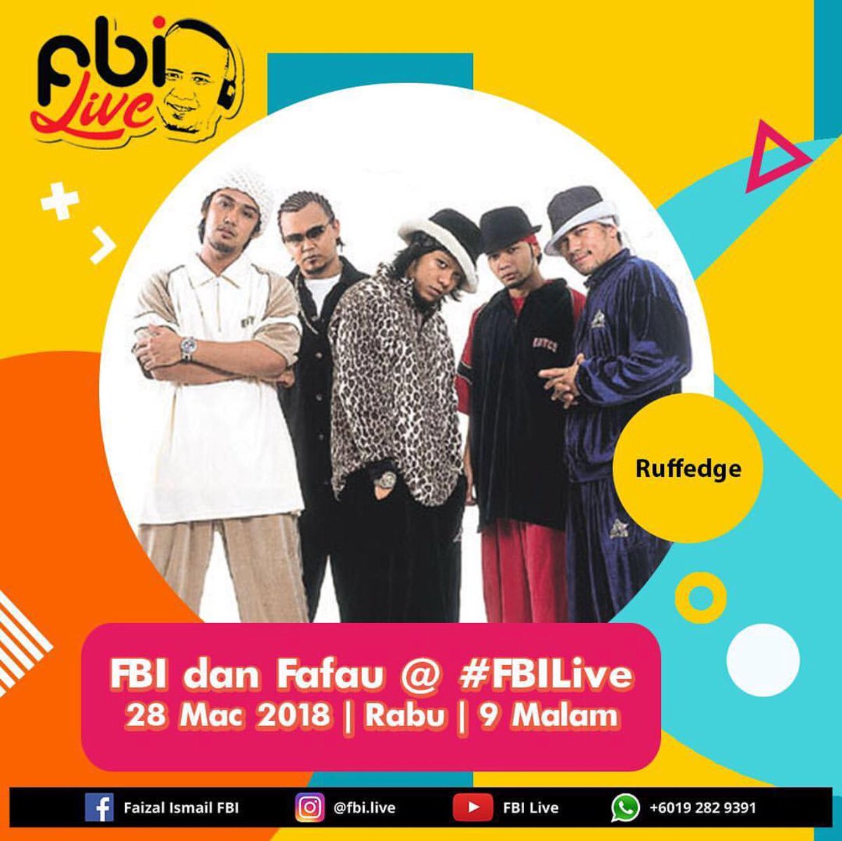 ruffedgeRE's tweet photo. Thank you for having us! @REALFAFAU & @faizalfbi76 😎 #RUFFEDGE #FBILive https://t.co/Q3e6UhoOI4