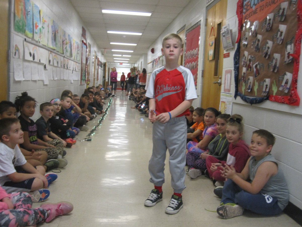 AshleyJMorrison's tweet photo. Day 3 of #MCFashionWeek is Active Wear! (Awesome for teachers!!) and we had a great 2nd grade runway @AERedbirds and we even had some friends join us from up the hallway! #mcr1pride https://t.co/1EhP9ar8VP