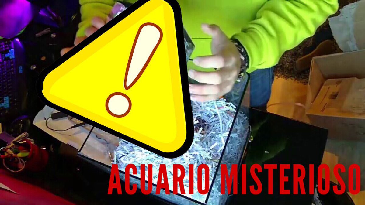 ACUARIOSESP's tweet image. 😱Nuevo vídeo en el canal de YouTube sobre un unboxing MISTERIOSO 😱

youtu.be/rdvnYqOFWvo