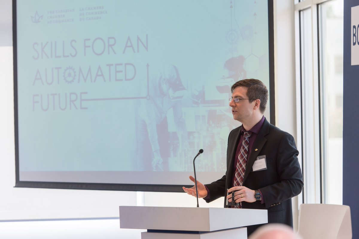 CdnChamberofCom's tweet photo. Listen now: Patrick Snider, director of skills and immigration talks automation and the future of work with  https://t.co/d9LEiQbrYC https://t.co/S49AxUchlA