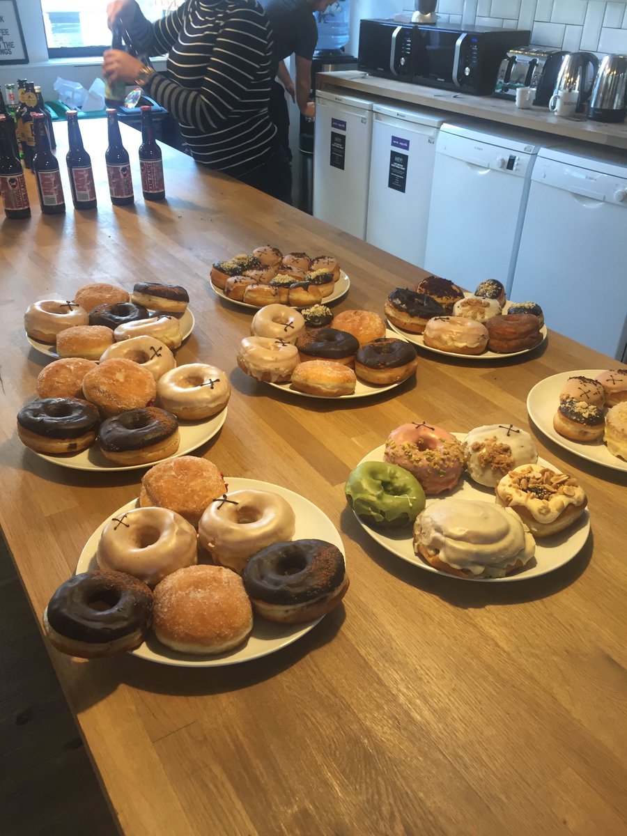 saracha93's tweet image. It's a very exciting time at @SignalHQ (not because of the donuts). Lots of incredible things coming up so we celebrate "Homer Simpson style". Follow us @SignalHQ to see what we've been cooking up for you!