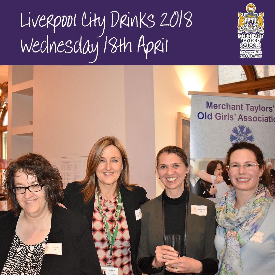 MerchantsCrosby's tweet photo. We are now taking bookings for next month’s Liverpool City Drinks held at the Racquet Club. To book a free ticket, please visit https://t.co/DrkC2cjWG9 #alumni #networking https://t.co/GJQz6eBbMZ