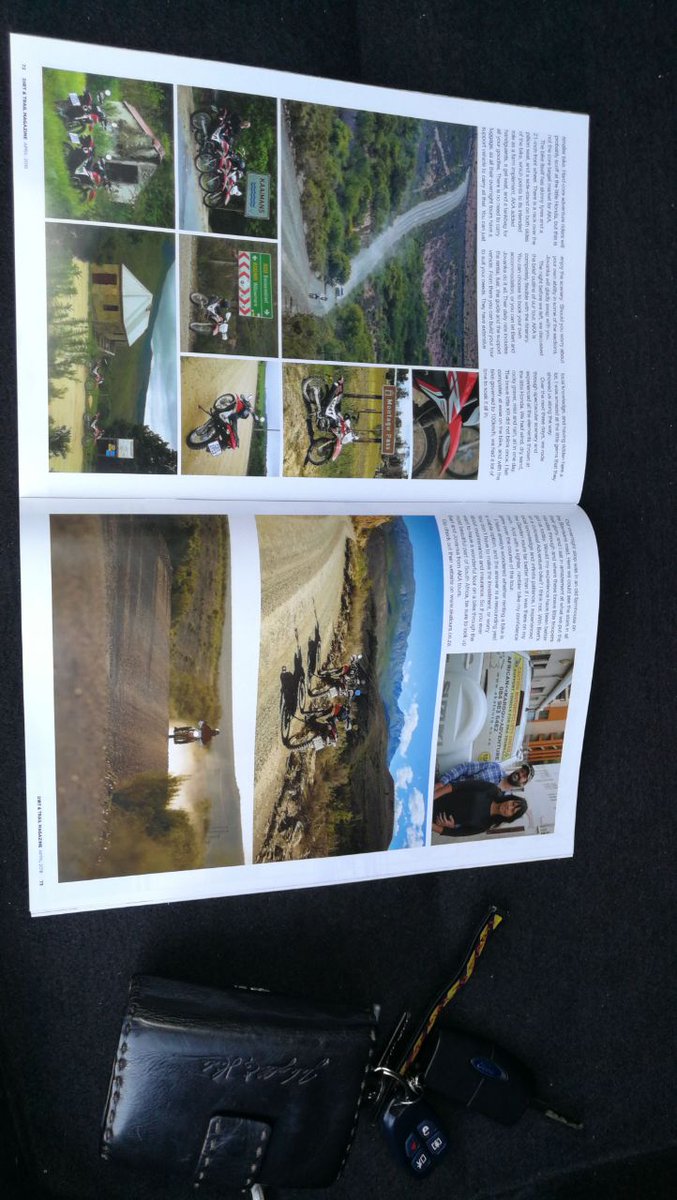 AkaTours's tweet photo. Our article in the @DirtandTrail magazine. Get your copy Today!!
Thank you Roley Foley. This is much appreciated. @gotravelbug @HondaSA @MbayTourism @visitmosselbay #MosselBay #mosselbaai https://t.co/lHTlio2ipD