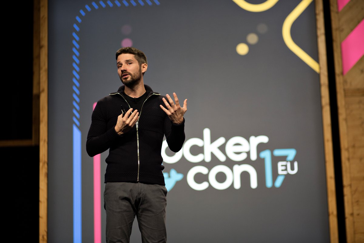 The entire #Docker team would like to thank <a href="/solomonstre/">Solomon Hykes</a> for creating the containerization movement and his 10 years of service and innovation. Thank you for bringing us all along on this incredible journey – we look forward to continued collaboration dockr.ly/2ut6OyO