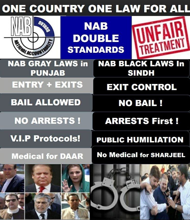 KaleriAshraf's tweet photo. @InSaaf2018 @BBhuttoZardari @nadeemmalik @WaseemBadami @ARYNEWSOFFICIAL @mubasherlucman @BOLNETWORK @jasmeenmanzoor @Kashifabbasiary @zeeshan_r_memon @rawalsharjeel @RabNBaloch @wali_bughio @AniS_PPP @Majid_PSF @AghaSherazAli @Khawararbab @BilalRaza_PPP @ZahidGhanbhir #DoubleStandardsofNAB
For sindh
#JusticeForSharjeelMemon
👇👇 https://t.co/01eRjUarUY